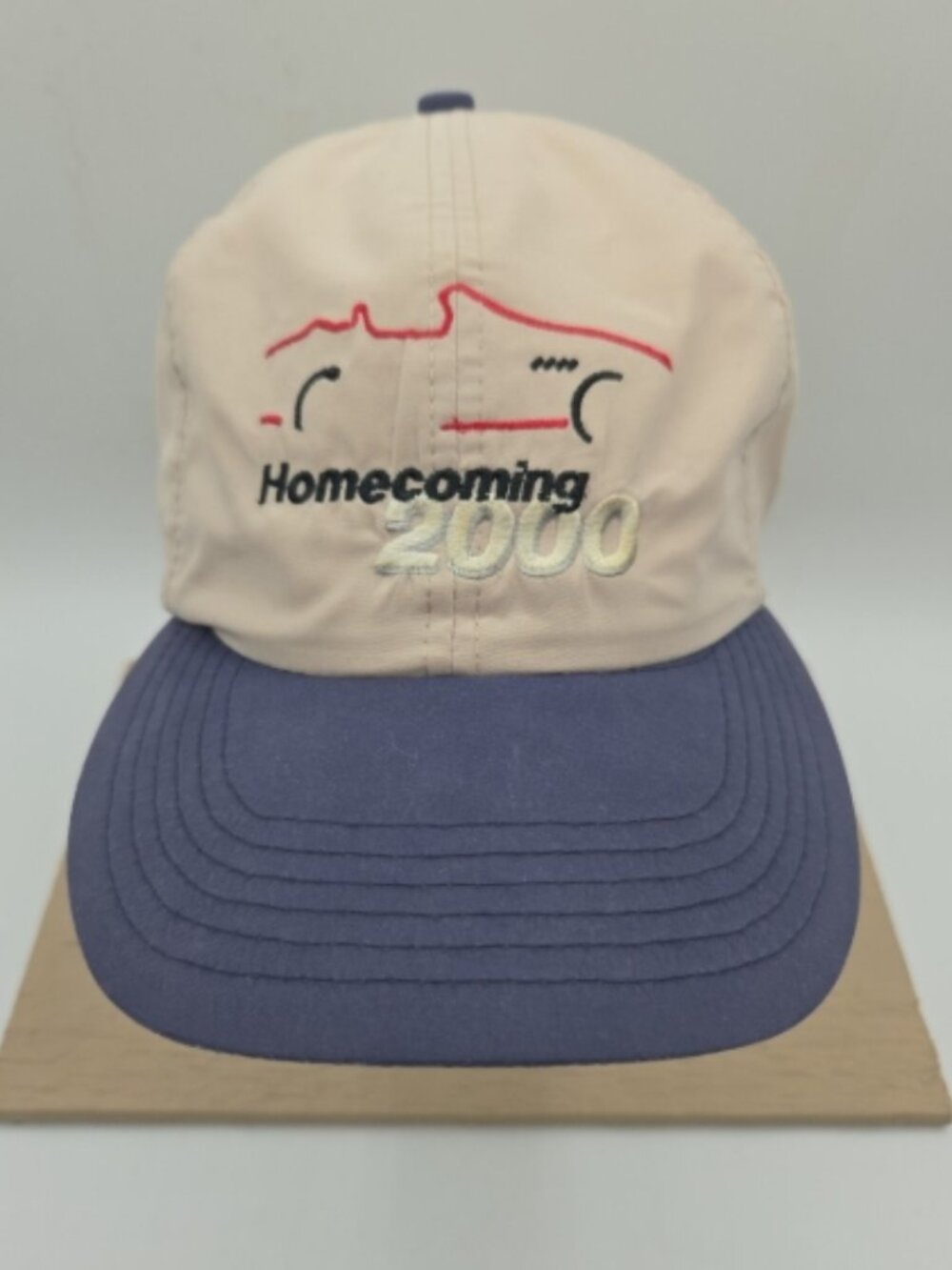 Corvette Homecoming 2000 Hat Falcon Headwear Tan Blue Embroidered C5 Logo